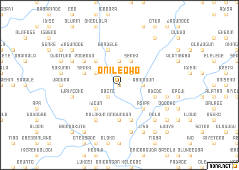 map of Onileowo