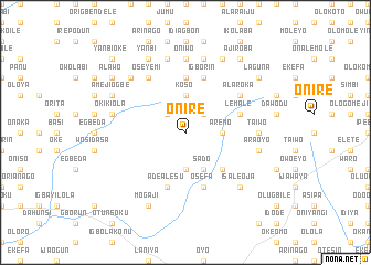 map of Onire