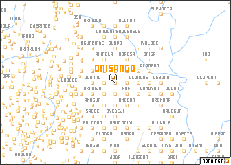 map of Onisango