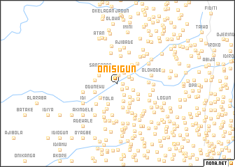 map of Onisigun