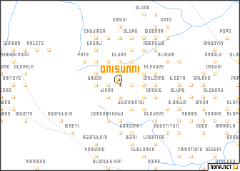 map of Onisunni