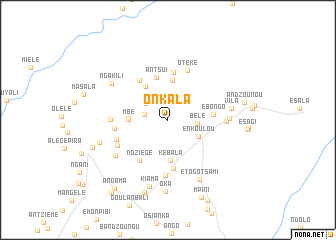 map of Onkala