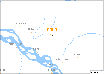 map of Onko