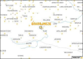 map of Onkraj Meže