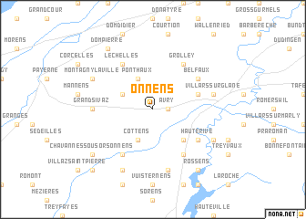 map of Onnens