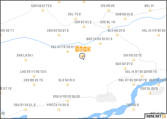 map of Onok