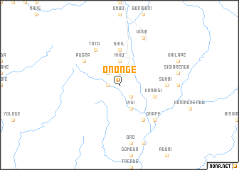 map of Ononge