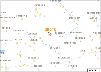 map of Onoto