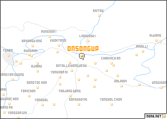 map of Onsŏng-ŭp