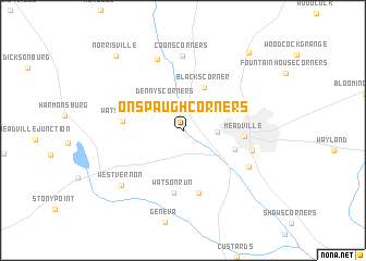 map of Onspaugh Corners
