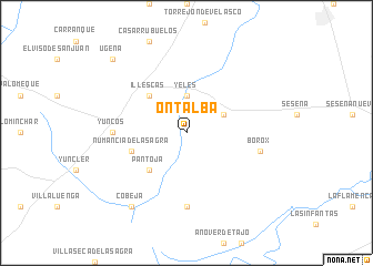 map of Ontalba