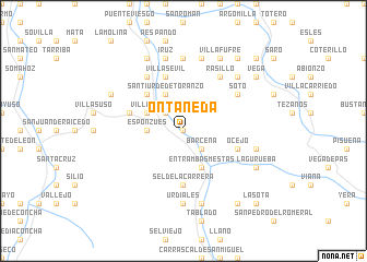 map of Ontaneda