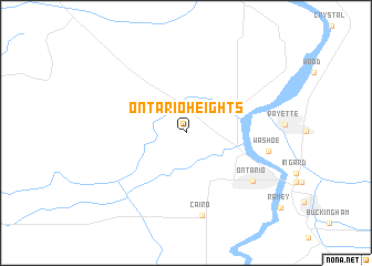 map of Ontario Heights