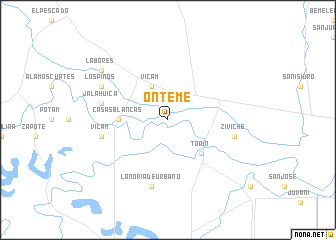 map of Onteme