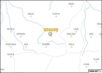 map of Onukpo