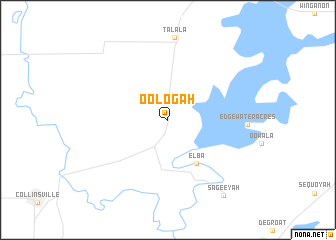 map of Oologah