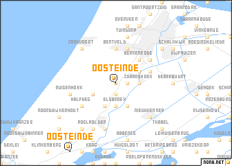 map of Oosteinde