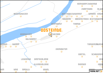 map of Oosteinde