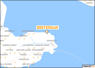 map of Oosterdijk