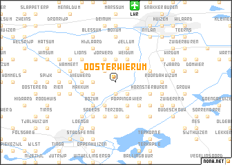 map of Oosterwierum