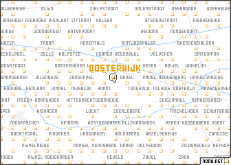 map of Oosterwijk