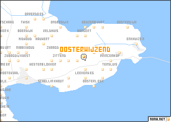 map of Oosterwijzend