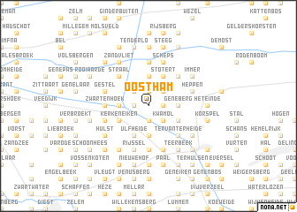 map of Oostham