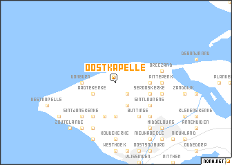 Oostkapelle (Netherlands) map - nona.net