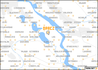 map of Opacz
