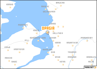 map of Ópagia