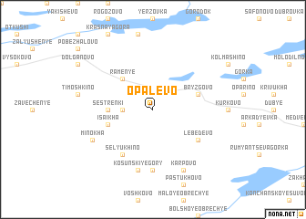 map of Opalëvo