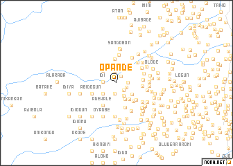 map of Opande