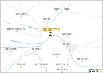 map of Opanets
