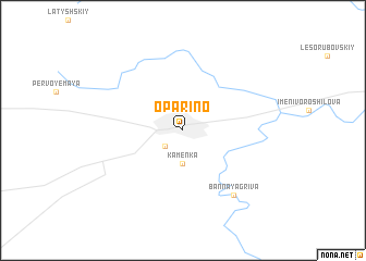 map of Oparino