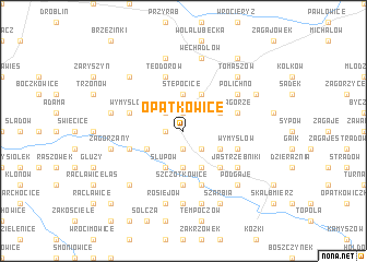 map of Opatkowice