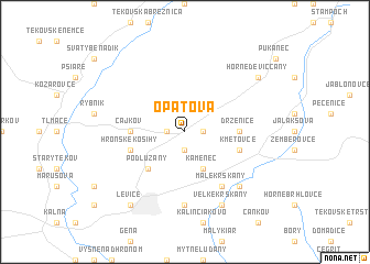 map of Opatová