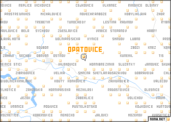 map of Opatovice