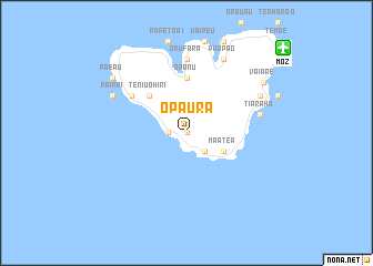 map of Opaura