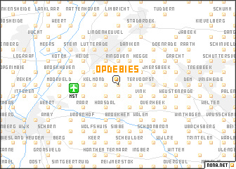 map of Op de Bies