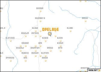 map of Opelade