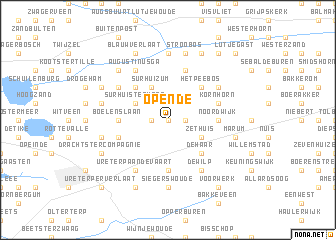 map of Opende