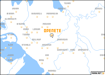 map of Openete