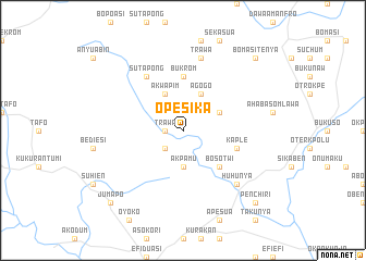 map of Opesika