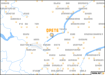 map of Opete