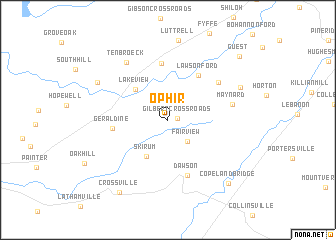 map of Ophir