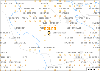 map of Oploo