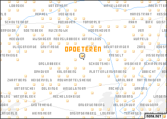 map of Opoeteren