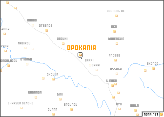 map of Opokania