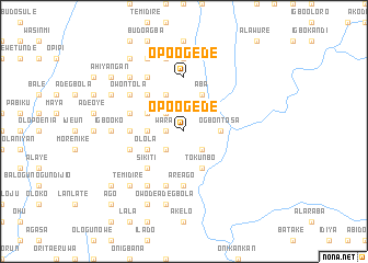 map of Opo Ogede