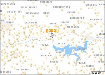 map of Oppau